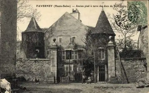 Ak Faverney Haute Saône, Ancien pied a terre des ducs de Bourgogne