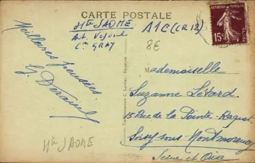 Ak Apremont Haute Saône, Entree du Village par le Pont