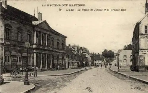 Ak Lure Haute Saône, Justizpalast, Grande-Rue