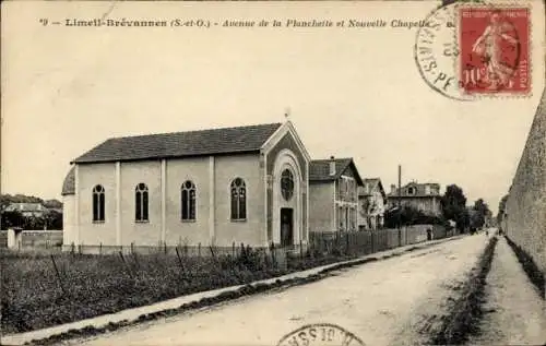 Ak Limeil Brévannes Val de Marne, Avenue de la Planchette, Nouvelle Chapelle