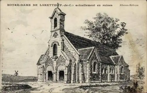 Künstler Ak Lorette Loire, Notre Dame de Lorette