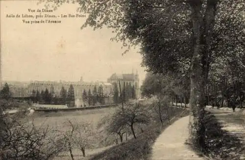 Ak Lehon Côtes-d'Armor, Les Bas Foins, Blick von der Avenue aus