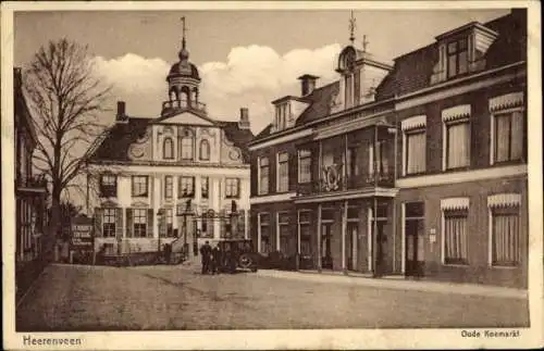 Ak Heerenveen-Friesland Niederlande, Oude Koemarkt