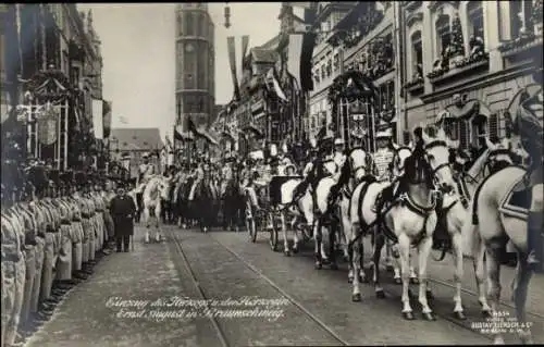 Ak Einzog von Herzog Ernst August von Braunschweig und Victoria Luise in Braunschweig, Liersch 4514