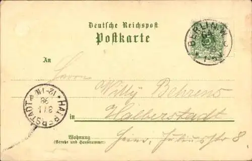 Litho Berlin Mitte, Restaurant Hopfenblüthe, Unter den Linden, Maurische Hallen