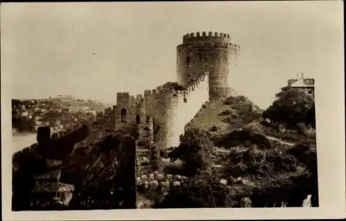 Foto Ak Roumeli Hissar Konstantinopel Istanbul Türkei, Festung, Dardanellen