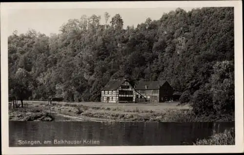 Ak Solingen in Nordrhein Westfalen, Partie am Balkhauser Kotten