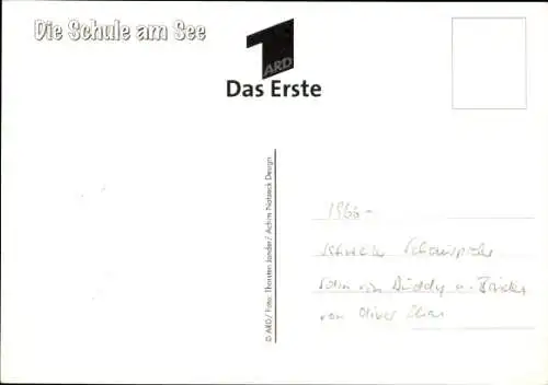 Ak Schauspieler Patrick Elias, Portrait, Autogramm, Serie Die Schule am See, ARD