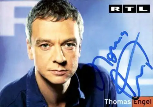 Ak Schauspieler Thomas Engel, Portrait, Autogramm, RTL