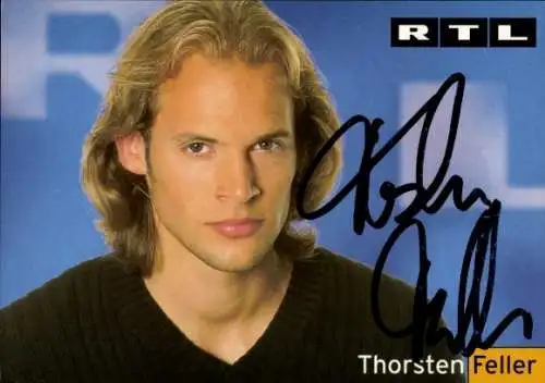 Ak Schauspieler Thorsten Feller, Portrait, Autogramm, RTL