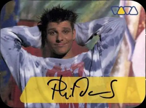 Ak Schauspieler Phil Daub, Portrait, Autogramm,  VIVA