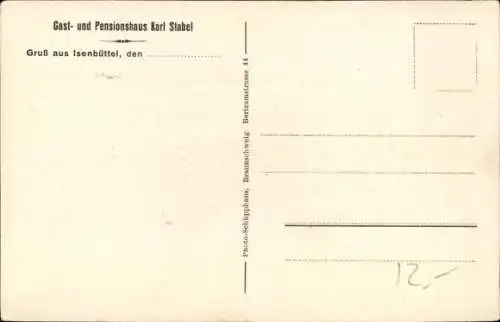 Ak Isenbüttel Niedersachsen, Gasthaus Karl Stabel