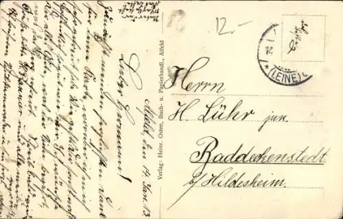 Ak Alfeld an der Leine, Leinstraße