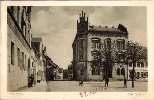 Ak Triptis in Thüringen, Rathaus