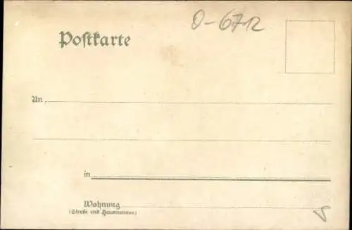 Passepartout Ak Triptis in Thüringen, Teilansicht mit Marktplatz, Rathaus