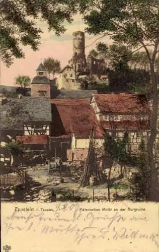 Ak Eppstein im Taunus, Burgruine