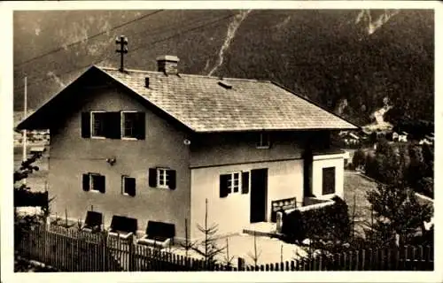 Ak Mittenwald in Oberbayern, Pension, Wohnhaus