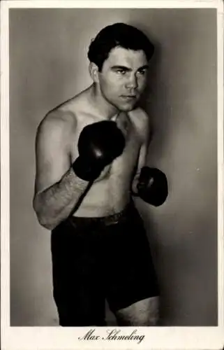 Ak Boxer Max Schmeling, Portrait