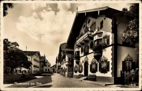 Ak Neubeuern in Oberbayern, Ortspartie