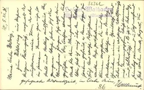 Ak Weilheim Oberbayern, Hofgut Waitzacker