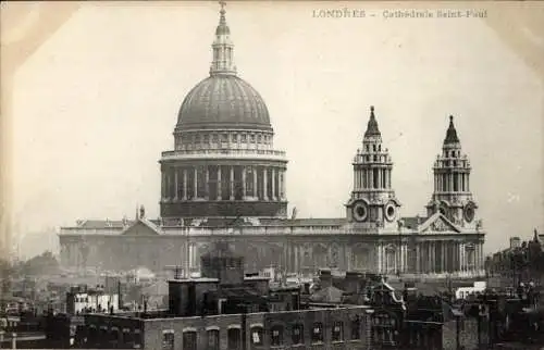 Ak London City England, St. Pauls Kathedrale