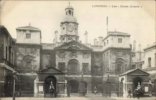 Ak City of Westminster, London, England, Whitehall, Royal Horse Guards