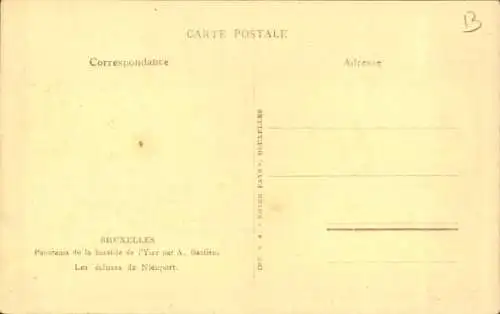 Ak Ypres Ypern Westflandern, Schleusen, Soldaten, Schlachtgebiet