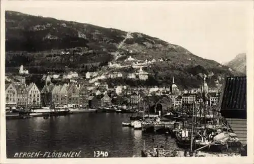 Ak Bergen Norwegen, Flöibanen, Havnen