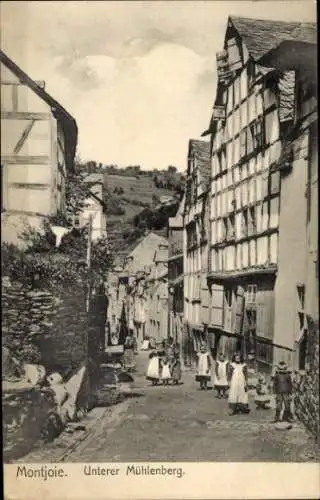 Ak Monschau Eifel, am unteren Mühlenberg, Kinder