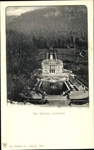 Ak Linderhof Ettal Oberbayern, Schloss Linderhof