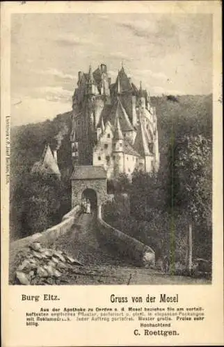 Ak Wierschem an der Mosel, Burg Eltz