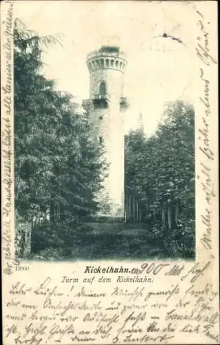 Ak Ilmenau in Thüringen, Kickelhahn, Turm