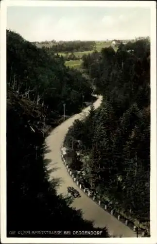 Ak Rusel Schaufling in Niederbayern, Ruselbergstraße