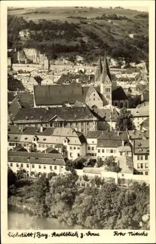 Ak Eichstätt in Oberbayern, Stadtblick vom Dom