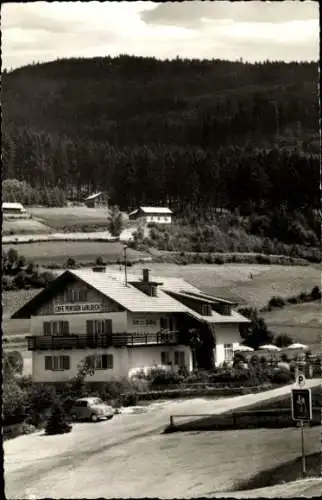 Ak Bodenmais in Niederbayern, Cafe und Pension Waldeck