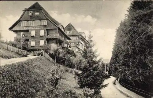 Ak Freudenstadt im Schwarzwald, Kurhaus Hauser am Teuchelwald