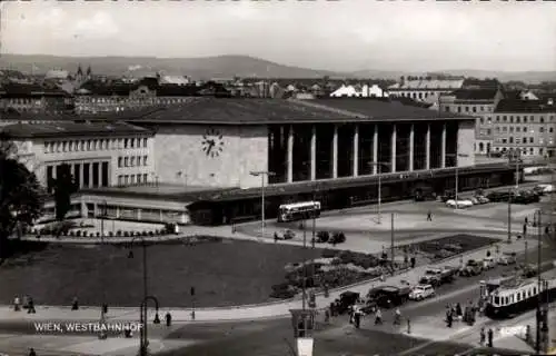 Ak Wien XV. Rudolfsheim Fünfhaus, Westbahnhof