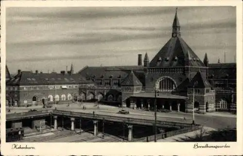 Ak København Kopenhagen Dänemark, Hovedbanegaarden, Bahnhof