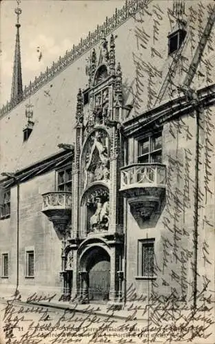 Ak Nancy Meurthe et Moselle, Portal Kirche