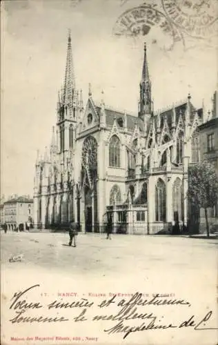 Ak Nancy Meurthe et Moselle, Eglise St. Epvre