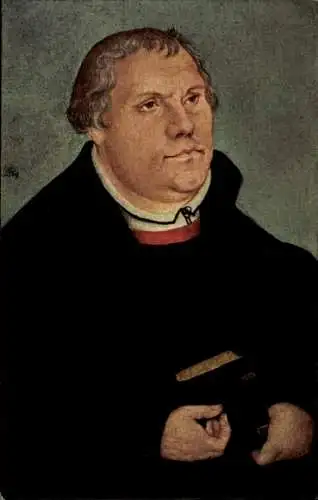 Künstler Ak Cranach, Lucas d. J., Reformator Martin Luther, Portrait