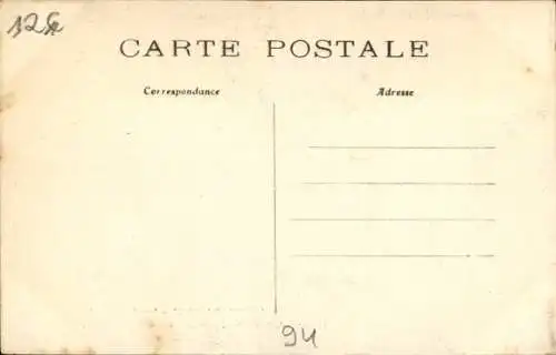 Ak Joinville le Pont Val de Marne, Überschwemmung 1910, Lebensmittelgeschäft