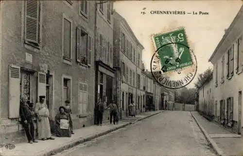 Ak Chennevières Val de Marne, La Poste