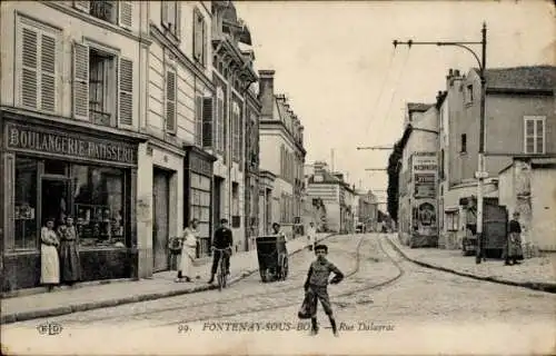 Ak Fontenay sous Bois Val de Marne, Rue Dalayrac