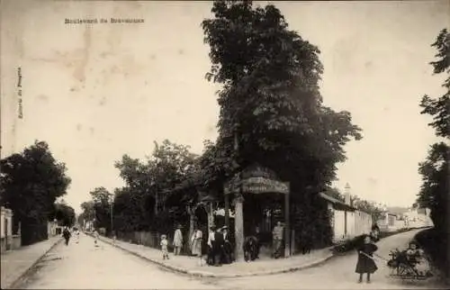 Ak Brévannes Val de Marne, Boulevard