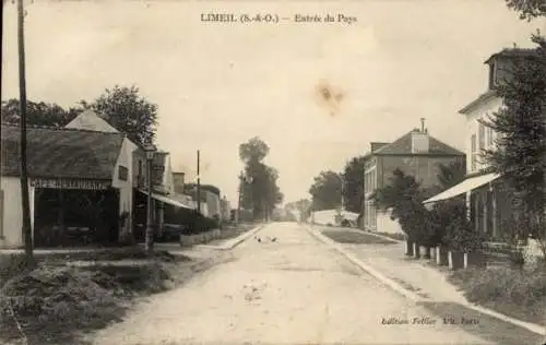 Ak Limeil Brévannes Val de Marne, Eingang zum Land