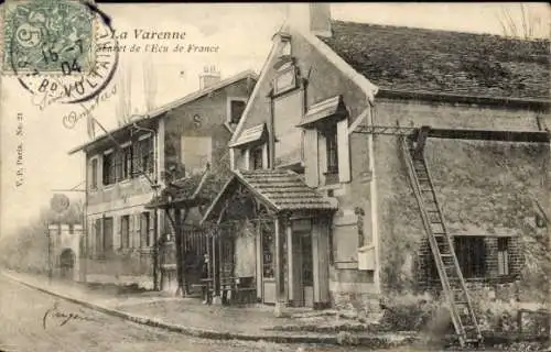 Ak La Varenne-Chennevieres, Restaurant der Ecu de France