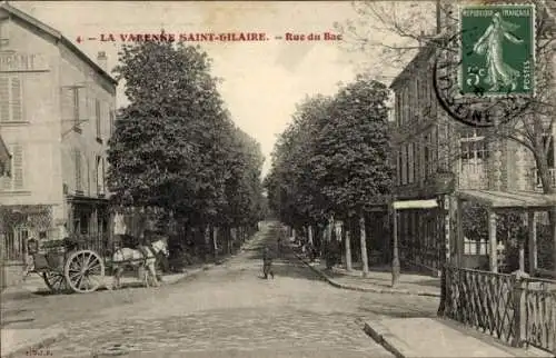 Ak La Varenne Saint Hilaire Val de Marne, Rue du Bac