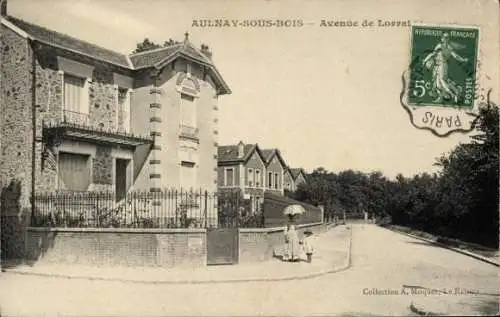 Ak Aulnay sous Bois Seine Saint Denis, Avenue de Lorraine