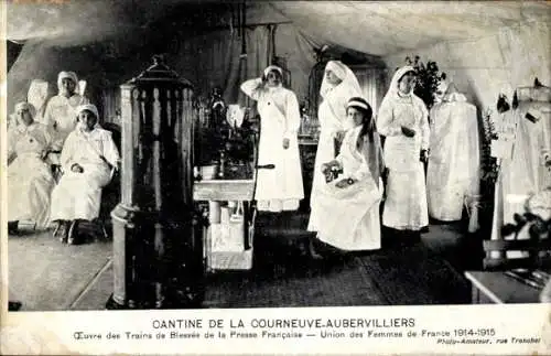 Ak La Courneuve Seine Saint Denis, Kantine